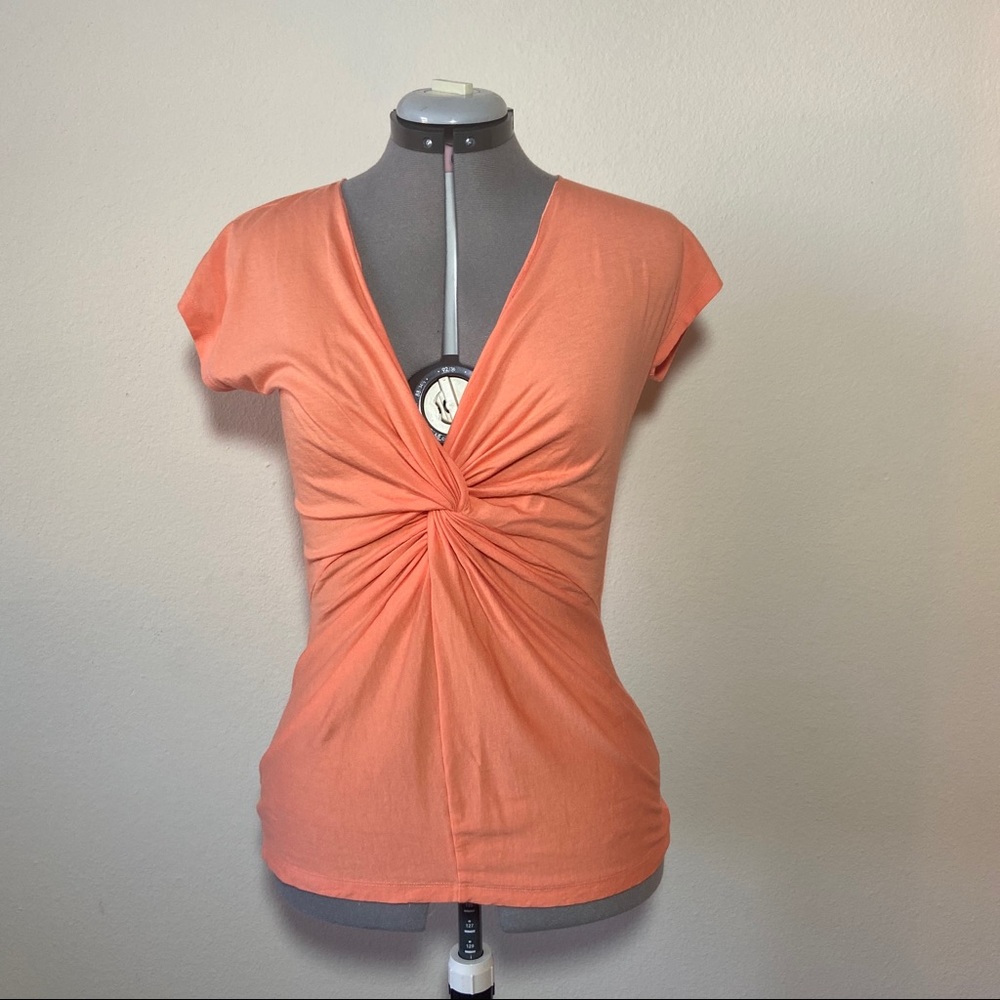 Sundance orange cross front top